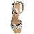 Sandali Gianvito Rossi 85 in rafia intrecciata e pelle bianca Bianco - vista 9