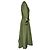 Vestido camisa midi com cinto e bolso de aba em algodão oliva Alexander Mcqueen Verde Verde oliva - vista 2