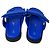 Mule Louis Vuitton LV Sunset Comfort in pelle blu - vista 3