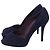 Décolleté con punta aperta Stuart Weitzman in scamosciato blu navy - vista 4