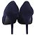 Décolleté con punta aperta Stuart Weitzman in scamosciato blu navy - vista 5