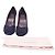 Décolleté con punta aperta Stuart Weitzman in scamosciato blu navy - vista 9