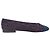 Timeless Ballerine in Tweed Chanel Interlocking CC Logo Blu Navy in Cotone