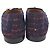 Timeless Ballerine in Tweed Chanel Interlocking CC Logo Blu Navy in Cotone - vista 3