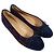 Timeless Ballerine in Tweed Chanel Interlocking CC Logo Blu Navy in Cotone - vista 6