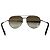 Occhiali da sole Aviator Givenchy in metallo marrone Rosso - vista 3