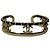 Timeless Bracciale Chanel CC Chain Accent in metallo dorato D'oro