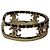 Timeless Bracciale Chanel CC Chain Accent in metallo dorato D'oro - vista 2