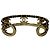 Timeless Bracciale Chanel CC Chain Accent in metallo dorato D'oro - vista 3