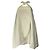 Fendi Poncho Mini Kleid aus cremefarbener Viskose Weiß Roh