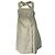 Fendi Poncho Mini Kleid aus cremefarbener Viskose Weiß Roh - Ansicht 3
