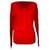 Valentino Garavani Valentino Pullover mit Schleifendetail aus roter Wolle  - Ansicht 1