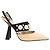 Décolleté Jimmy Choo Breslin 100 in Raffia Beige