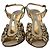 Jimmy Choo Python Embossed Strappy Sandals in Animal Print Leather Python print - view 2