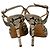 Jimmy Choo Python Embossed Strappy Sandals in Animal Print Leather Python print - view 4