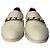 Timeless Mocassini Wingtip Chanel con accento a catena in pelle bianca Bianco Crudo - vista 2