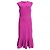 Herve Leger Vestido Bridget de malha canelada plissada em rayon roxo por Hervé Léger