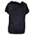 Moschino Kurzarm-Pullover aus schwarzer Wolle  - Ansicht 1