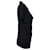 Moschino Kurzarm-Pullover aus schwarzer Wolle  - Ansicht 2