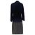 Timeless Giacca da sera e gonna Chanel in lana blu navy - vista 8
