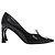 Décolleté LaParisienne di Christian Dior in vernice nera Nero