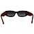 Timeless Occhiali da sole rettangolari Chanel Two Toned in acetato nero - vista 3