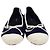 Bailarinas Miu Miu de punta cap de crochet, algodón azul marino - vista 2