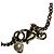 Timeless Collana Chanel CC con decorazioni in perle e cristalli in metallo dorato D'oro Metallico - vista 5
