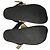 Ciabatte Thong Loewe Ease Embellished in Pelle di Agnello Nera Nero - vista 6