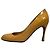 Décolleté Sergio Rossi in vernice beige Giallo Cammello - vista 5