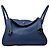 Borsa a tracolla Hermès Lindy 26 in pelle blu navy - vista 12