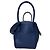 Borsa a tracolla Hermès Lindy 26 in pelle blu navy - vista 14