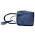 Borsa a tracolla Hermès Lindy 26 in pelle blu navy - vista 4