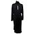 Tom Ford Cutout Rollkragen-Midikleid aus schwarzem Kaschmir