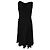 Prada V-Neck Mini Dress in Black Acetate