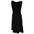 Prada V-Neck Mini Dress in Black Acetate - view 3