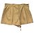 Short plisado Camryn de Ulla Johnson en algodón beige