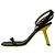 Sandali con tacco Loewe Petal Ankle Strap in pelle di capra nera Nero - vista 4