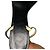 Sandali con tacco Loewe Petal Ankle Strap in pelle di capra nera Nero - vista 9