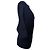 JW Anderson J.W. Anderson 3/4 Dolman-Ärmel Pullover mit Boot Ausschnitt aus Navy Merino-Wolle Blau Marineblau - Ansicht 3
