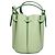 Polène Mini borsa Numero Huit di Polene in pelle verde