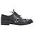 Scarpe brogue con borchie in pelle nera Dolce & Gabbana Nero
