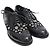 Scarpe brogue con borchie in pelle nera Dolce & Gabbana Nero - vista 2