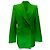 Alexander McQueen Double-Breasted Blazer and Trousers in Green Wool