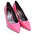 Décolleté a punta Saint Laurent in pelle rosa - vista 2
