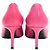 Décolleté a punta Saint Laurent in pelle rosa - vista 4