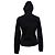 Giacca con cappuccio in pile con zip Prada in poliestere nero - vista 3