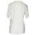 Camiseta asimétrica drapeada Victoria Beckham en algodón blanco - vista 3