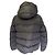 Jaqueta acolchoada Moncler Lioran com capuz em poliamida preta Preto - vista 3