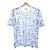 Hermès LABYRINTHE HORSEBIT S T-Shirt Weiß Blau